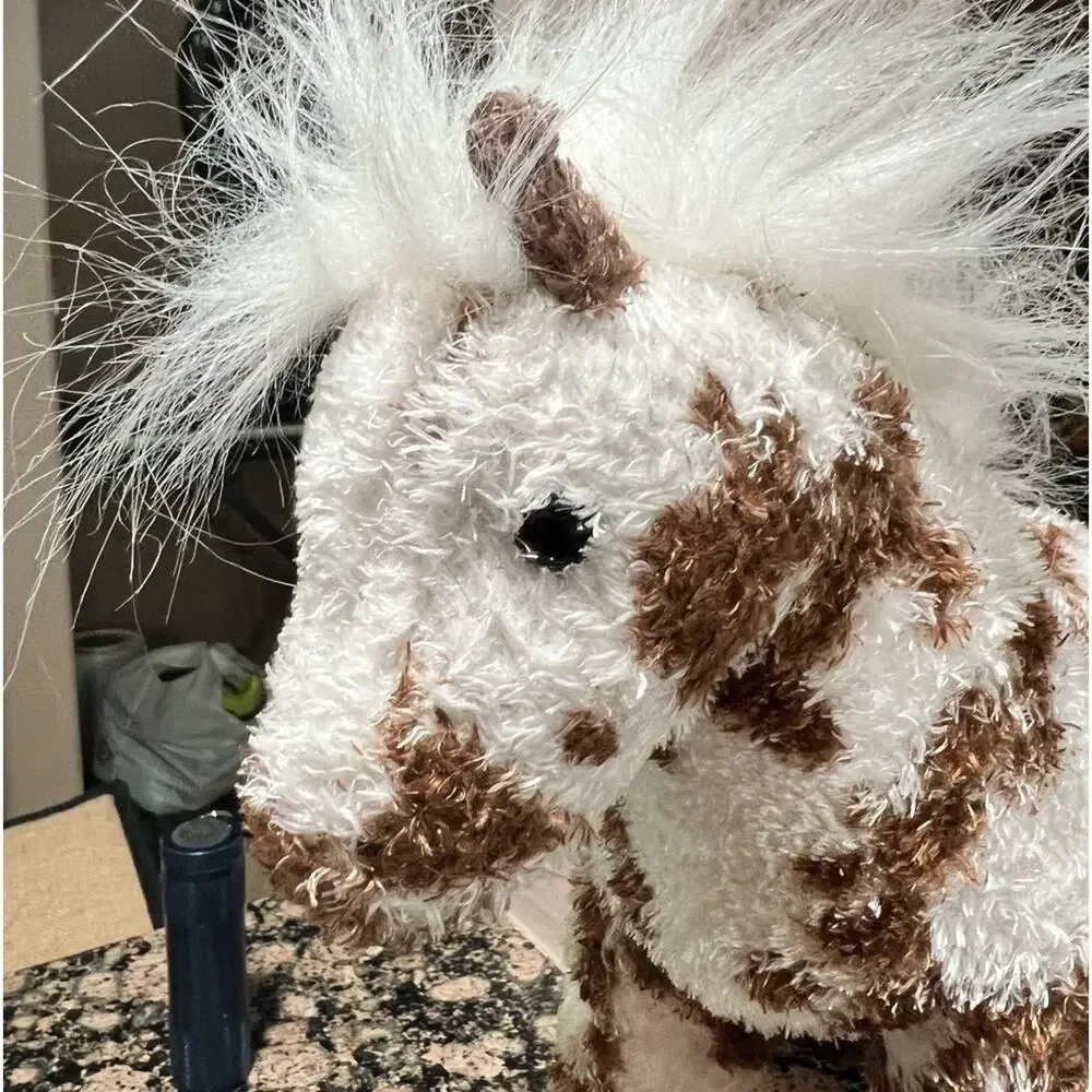 CAVALIA Horse Plush Brown White